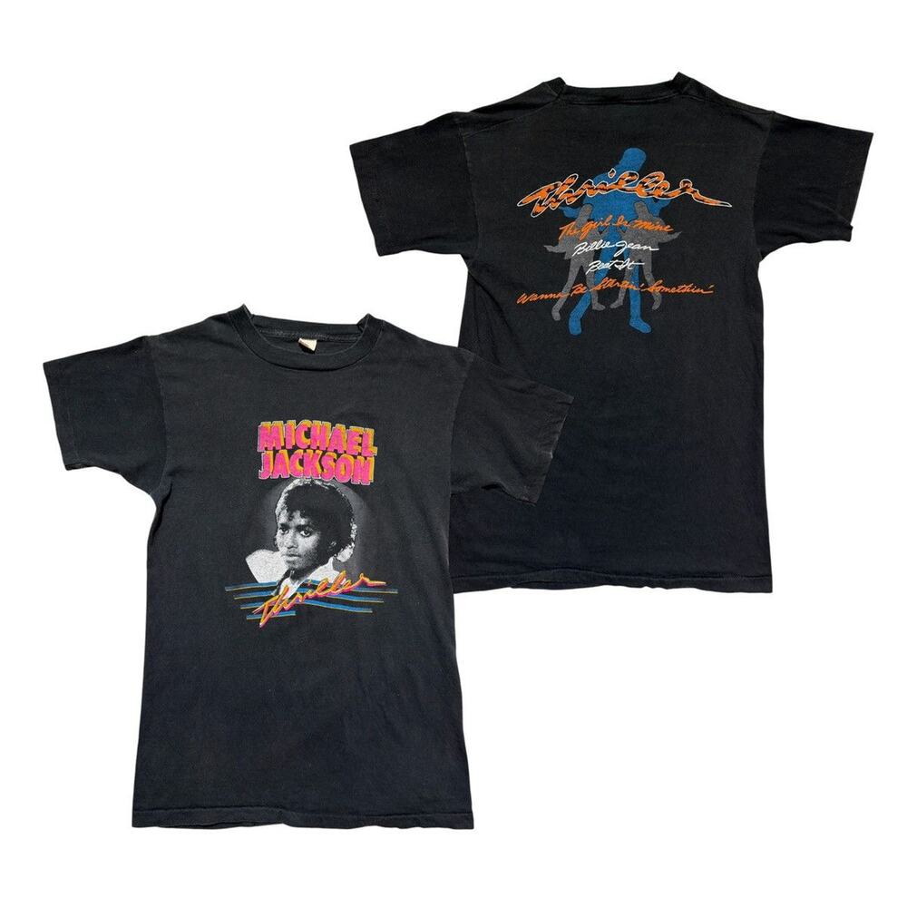 1984 Michael Jackson thriller tee